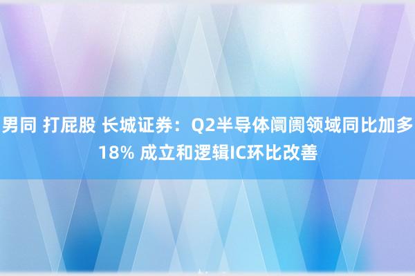 男同 打屁股 长城证券：Q2半导体阛阓领域同比加多18% 成立和逻辑IC环比改善