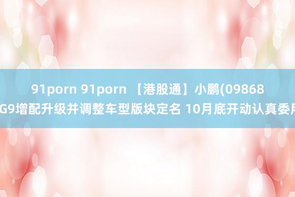 91porn 91porn 【港股通】小鹏(09868)G9增配升级并调整车型版块定名 10月底开动认真委用