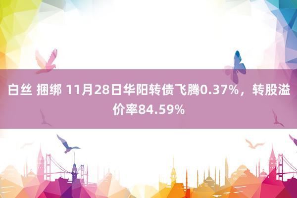 白丝 捆绑 11月28日华阳转债飞腾0.37%，转股溢价率84.59%