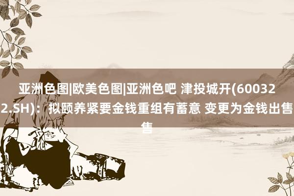 亚洲色图|欧美色图|亚洲色吧 津投城开(600322.SH)：拟颐养紧要金钱重组有蓄意 变更为金钱出售