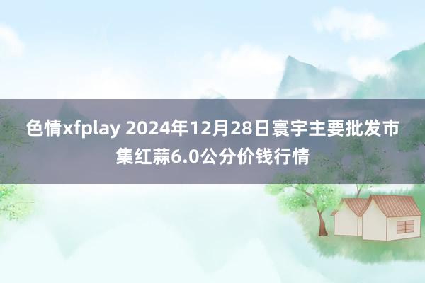 色情xfplay 2024年12月28日寰宇主要批发市集红蒜6.0公分价钱行情